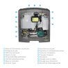 Gestionnaire d'eaux pluviales AQUAPROF Basic 40/50 JETLY