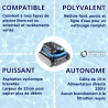 Robot piscine Zodiac XA 2010 - Fond + parois + ligne d'eau