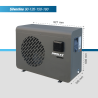 Pompe à chaleur Silverline 90 POOLEX 9 kW