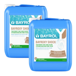 Pack de 2 Bayroxy Shock 10 L Bayrol lutte contre les algues
