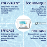 Stabichloran granulés 3kg pour stabiliser le chlore BAYROL