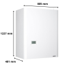Chaudière gaz murale condensation Hydroconfort Visio 20 kW avec ballon inox 120L Frisquet
