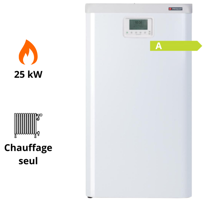 Chaudière gaz sol condensation Prestige visio 25kW chauffage seul Frisquet