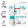 Pack produit Bayrol Piscine hors-sol : 5 fonctions 1kg, Choc 1kg, pH plus 1kg, pH minus 1,5kg, Anti-algues 1L, Floculant x8
