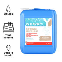 Softswim Multi Light traitement à base d'oxygène actif oxydant 10 kg BAYROL