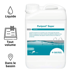 Puripool Super 3L concentré liquide pour l'hivernage BAYROL Puripool Super 3L concentré liquide pour l'hivernage BAYROL