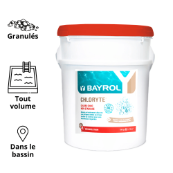Chlore non stabilisé Chloryte 25kg Bayrol