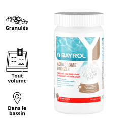 Brome choc Aquabrome Regenerator / Oxidizer 1,25 ou 5kg Piscine BAYROL