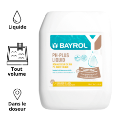 pH plus liquide 20 L pour piscine Bayrol