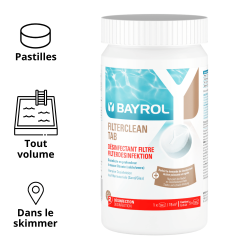 Filterclean Tab 1kg traitement des filtres Bayrol