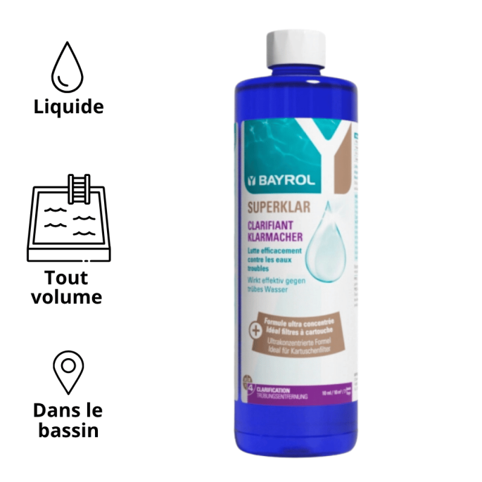 Floculation manuelle Superklar BAYROL