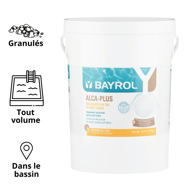 Alca plus 25kg pour piscine Bayrol 