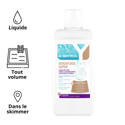 Floculant liquide Quickflock Super Bayrol