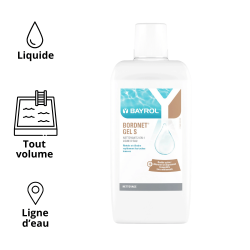 Bordnet Gel S Nettoyant ligne d’eau acide en gel 1L BAYROL