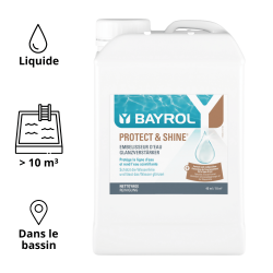 Protect & Shine 2L clarifiant + nettoyant ligne d'eau BAYROL Protect & Shine 2L clarifiant + nettoyant ligne d'eau BAYROL