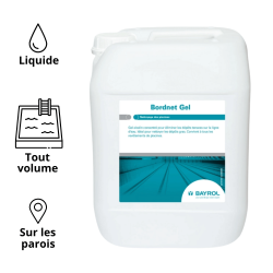 Bordnet Gel Nettoyant alcalin en gel 10kg BAYROL Bordnet Gel Nettoyant alcalin en gel 10kg BAYROL