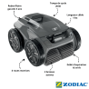 Robot piscine connecté Alpha 6400 iQ Zodiac - FOND + PAROIS + LIGNE D'EAU + Blue Connect Go offert