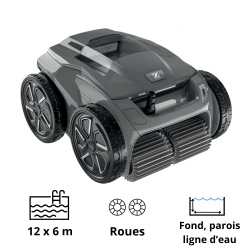 Robot piscine connecté Alpha 6400 iQ Zodiac - FOND + PAROIS + LIGNE D'EAU + Blue Connect Go offert