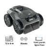 Robot piscine connecté Alpha 6400 iQ Zodiac - FOND + PAROIS + LIGNE D'EAU + Blue Connect Go offert