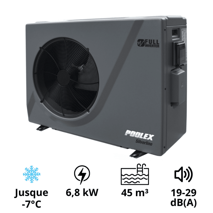 Pompe à chaleur piscine Silverline Fi Full Inverter Poolex