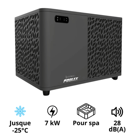 Pompe à chaleur spa Icespa Spawer Full Inverter Poolex 7kW