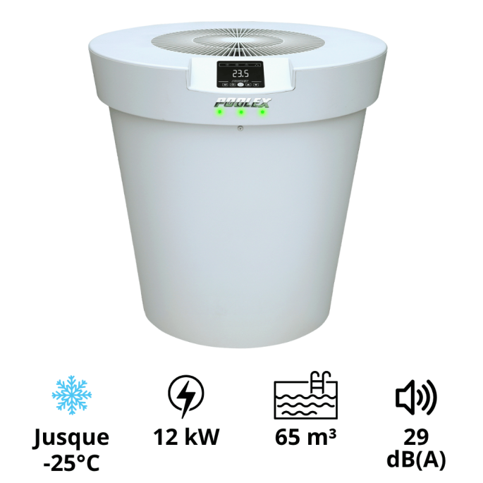 Pompe à chaleur piscine Platinium Mini Poolex