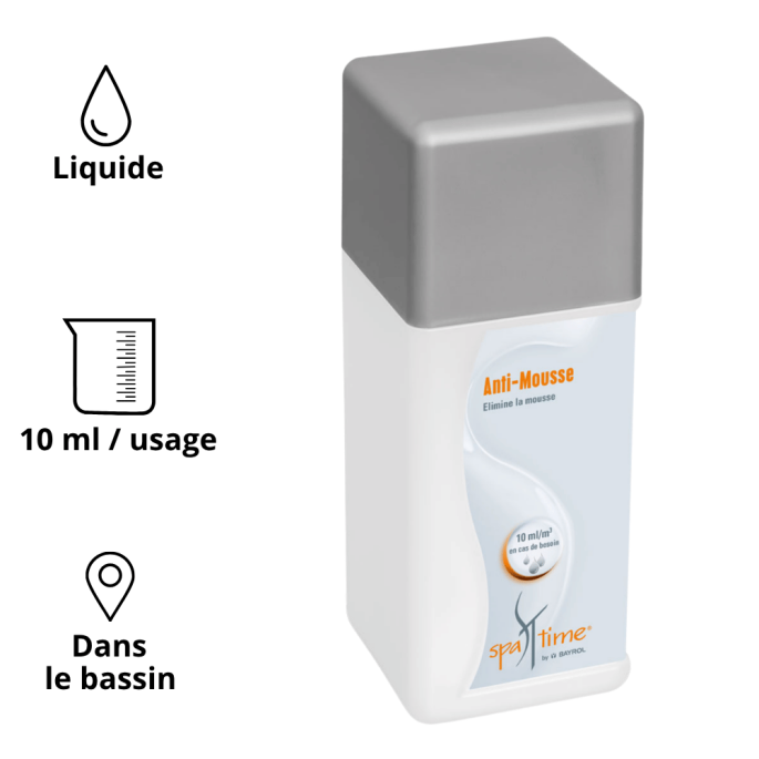 Anti-mousse pour SPA Bayrol 