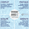 Pack démarrage entretien SPA BAYROL 8 produits + bandelettes SpaTime