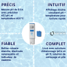Testeur / lecteur étanche de pH et température POOL LINE HI981074 pour Piscine et SPA