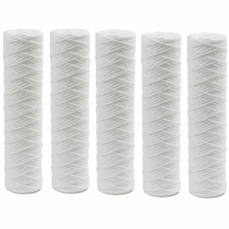 Lot de 5 Cartouches Coton filtrante FA10-SX-25µ