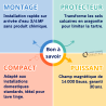 Anti-tartre magnétique pour lave linge