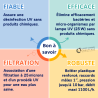 Filtre Ultraviolet TRIO-UV 25W Jetly - Dispositif U.V pour traitement de l'eau
