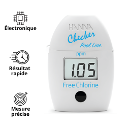 Mini photomètre Checker HC chlore Hanna Instruments