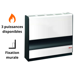 Convecteur AUER série 5000 Blanc Radiateur gaz Flamme non visible Convecteur AUER série 5000 Blanc Radiateur gaz Flamme non visible