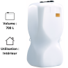 Cuve fioul polyéthylène Rothalen 700 compact ROTH