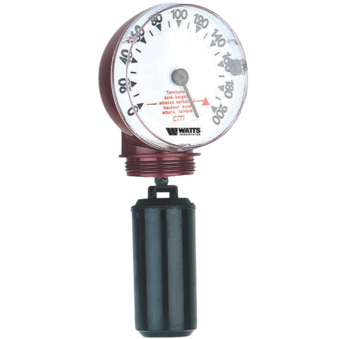 Jauge mécanique verticale pour cuve fioul Watts