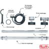 Kit raccordement cuve secondaire d'une batterie pour cuve fioul ROTH