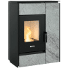 Poêle à bois mixte bois/granulés Margaret 4.1 - 10 kW Nordica Extraflame