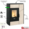 Poêle à bois mixte bois/granulés Margaret 4.1 - 10 kW Nordica Extraflame