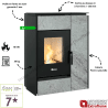 Poêle à bois mixte bois/granulés Margaret 4.1 - 10 kW Nordica Extraflame
