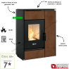Poêle à bois mixte bois/granulés Margaret 4.1 - 10 kW Nordica Extraflame
