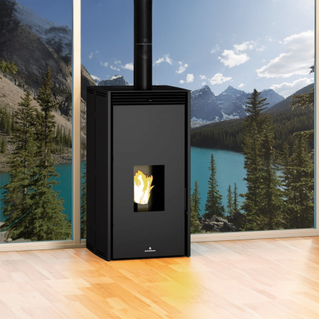 Poêle à granulés pellets Free 6 kW Bronpi (sans électricité)