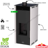 Poêle à granulés pellets Free 6 kW Bronpi (sans électricité)