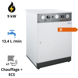 Chaudière électrique sol HDCS 45/90 + ECS Inox 80 L Domusa Chaudière électrique sol HDCS 45/90 + ECS Inox 80 L Domusa
