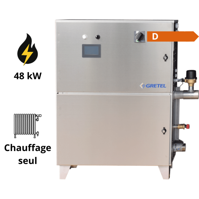 Chaudière électrique inox industrielle TRT 548 Gretel