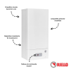 Pack chaudière électrique 3 à 15 Kw + chauffe eau 150 L + accessoires