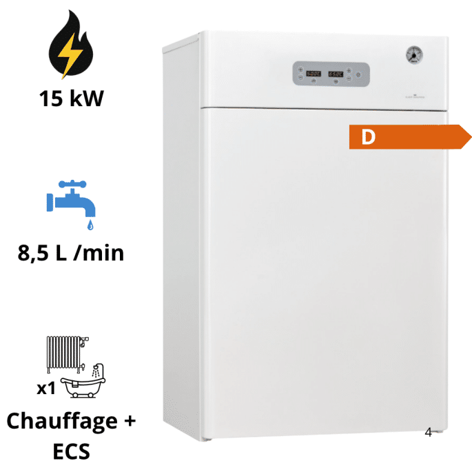 Chaudière électrique sol Elnur Rielec CMX 15 Pi avec ballon