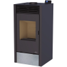 Poêle mixte bois et granulés Hybrid 11 kW Bronpi