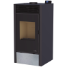 Poêle mixte bois et granulés Hybrid 11 kW Bronpi
