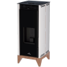 Poêle à granulés pellets Free-Vision 6 kW Bronpi (sans électricité)